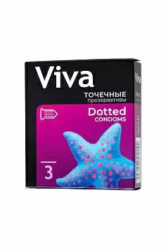 Презервативы точечные VIVA