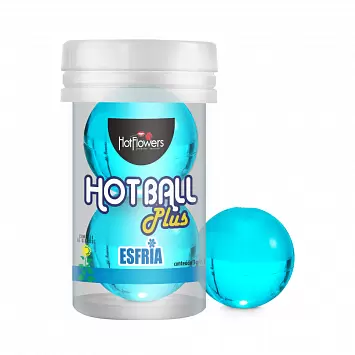 Охлаждающий лубрикант в капсулах на масляной основе Esfria Hot Ball Plus HotFlowers HC591