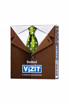 Точечные презервативы VIZIT Dotted