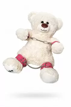 Бандажный розовый набор &quot;Медведь белый&quot; Pecado BDSM