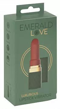 Минивибратор помада Luxurious Lipstick Emerald Love