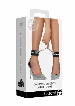Оковы на ноги Diamond Studded Ankle Cuffs Ouch!