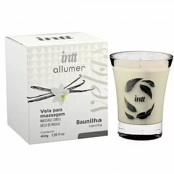 Массажная свеча в рюмке Ваниль INTT Massage Candle Vanilla IN0483