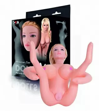 Надувная секс-кукла с реалистичной вставкой Liliana Dolls-X Toyfa 117015
