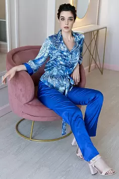 Комплект пижамный рубашка и брюки Ariel 3096 Mia-Amore