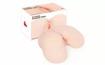 Мастурбатор полуторс вагина и анус с двойным слоем Maria Onahole Real vagina Kokos