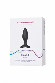 Lovense Hush 2 S Анальная вибропробка для вебкама LE-17