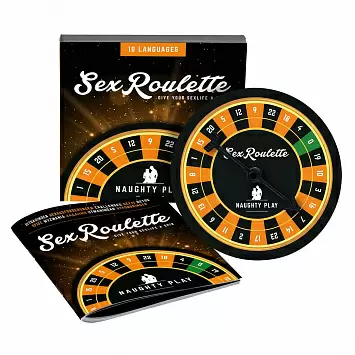 Игра настольная рулетка Шаловливая игра Sex Roulette Naughty Play Tease&Please