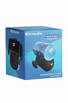 Инновационный автомастурбатор Black Knight Massaging Beads AM-V02003 Amovibe
