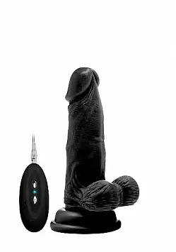 Фаллоимитатор с вибрацией и пультом управления Vibrating Realistic Cock With Scrotum