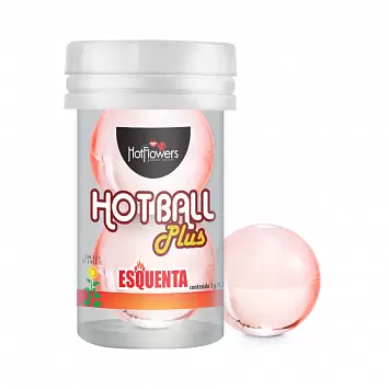 Согревающий лубрикант в капсулах на масляной основе Esquenta Hot Ball Plus HotFlowers HC590