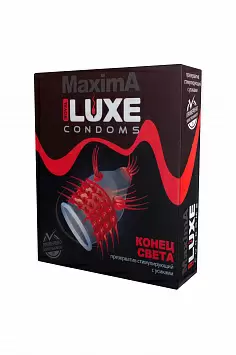 Презервативы с усиками Конец Света Luxe Maxima
