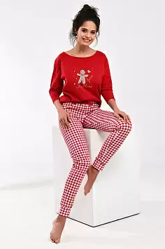 Пижама лонгслив и брюки Christmas Cookie Sensis