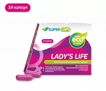 Возбуждающее средство для женщин Lady's Life Super Caps 15013