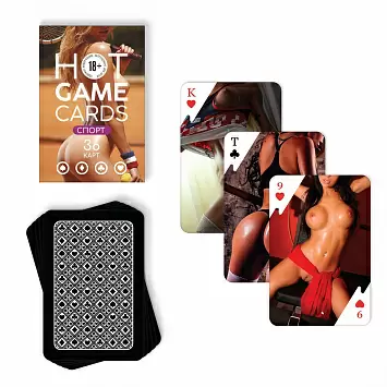 Карты игральные эротические Спорт HOT GAME CARDS 36 карт