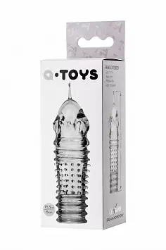 Прозрачная насадка TOYFA A-Toys 15,3 см.