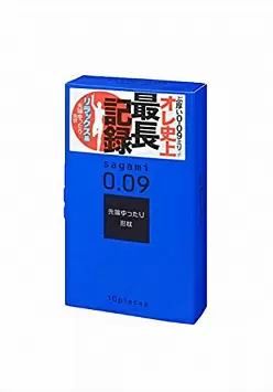 Презервативы Sagami 0.09 Natural 10's Pack Latex Condom