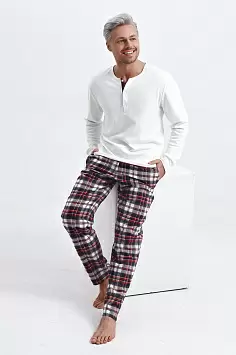 Мужская пижама лонгслив и брюки Paul Sensis