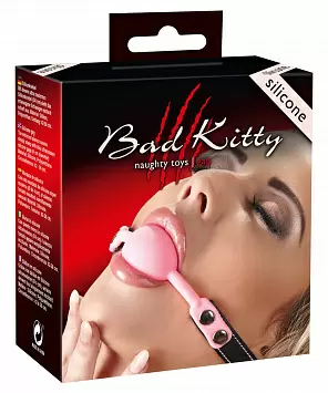 Силиконовый кляп шарик Knebel Bad Kitty ORION