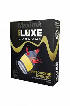 Презерватив с усиками Аризонский Бульдог Luxe Maxima