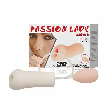 Мастурбатор вагина с имитацией вакуума Passion Lady Marcia