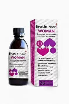 Биогенный концентрат для женщин для повышения либидо и сексуальности Erotic hard WOMAN
