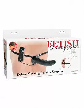 Фаллоимитатор с креплением Fetish Fantasy Series Deluxe Vibrating Penetrix Strap-On
